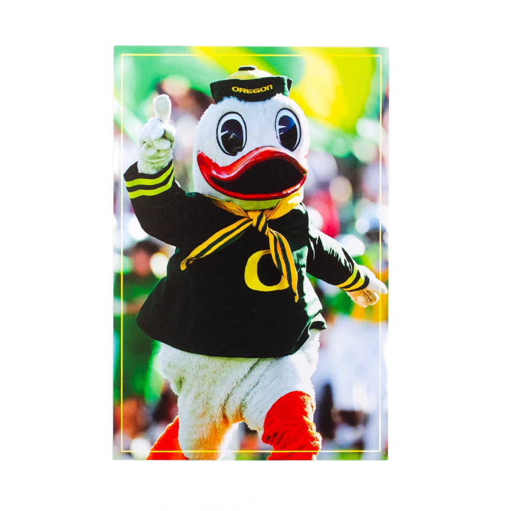 Ducks Spirit, Post Card, Gifts, Track & Field, Oregon Mascot, Running, 958118